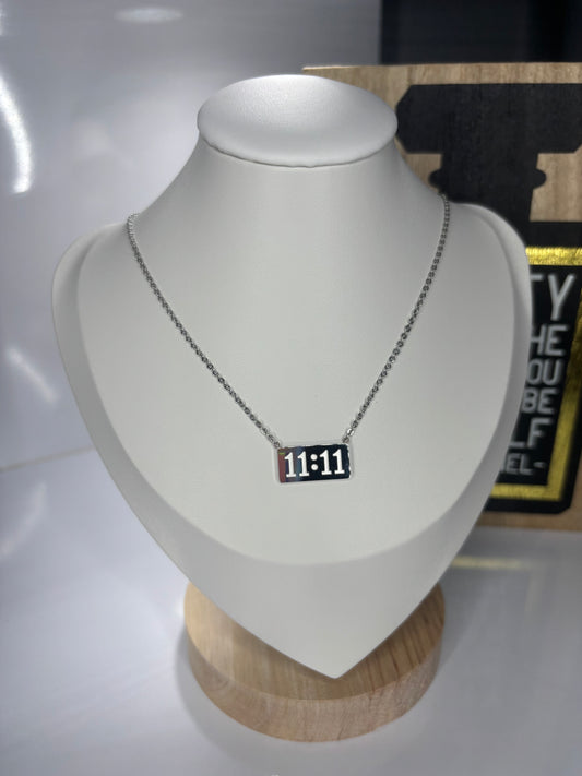 11:11 Silver Necklace