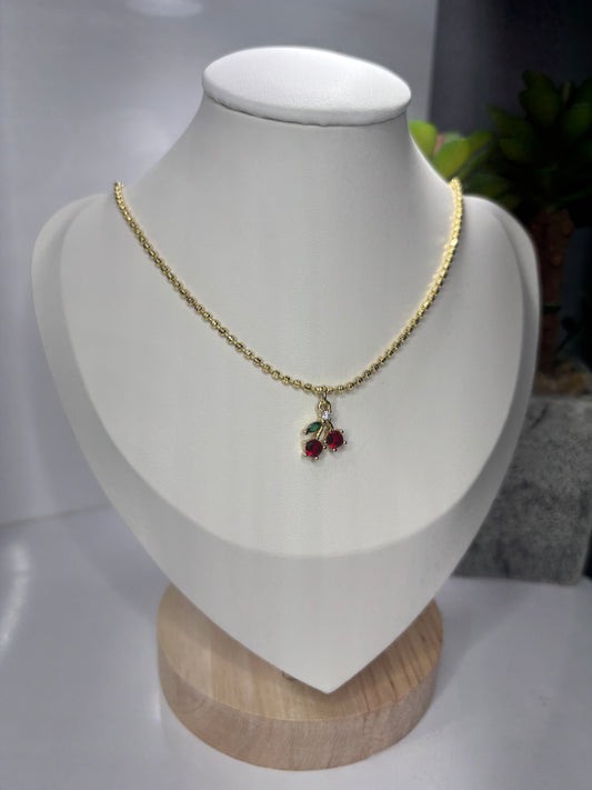 Cherry Gold Necklace